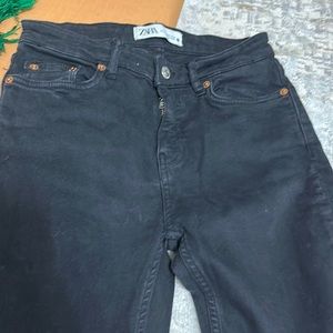 Zara black denim jeans